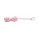 Le Wand Crystal Yoni Eggs Rose Quartz pelvic floor training set for strengthening vaginal muscles.