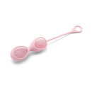 Le Wand Crystal Yoni Eggs Rose Quartz set made from natural rose quartz for pelvic floor training.