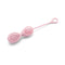 Le Wand Crystal Yoni Eggs Rose Quartz set made from natural rose quartz for pelvic floor training.