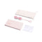 Le Wand Crystal Yoni Eggs Rose Quartz set including instructional booklet and storage pouch.