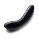 Le Wand Crystal G Wand Black Obsidian sleek black curved design for G-spot stimulation and pleasure.