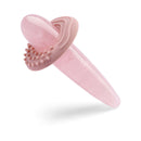 Le Wand Crystal Slim Wand Rose Quartz, hand-sculpted pleasure tool for crystal self-love.