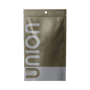 Glyde Union Snug Latex Condoms 12-Pack packaging featuring the Union Snug logo and product details.