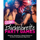 Cosmo's Bachelorette Party Card Games cover with women celebrating in a fun atmosphere for an unforgettable night.