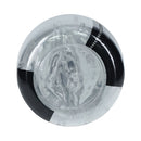 Easy Rider Flashlight Case Masturbator Transparent with clear casing and black accents for discreet pleasure.