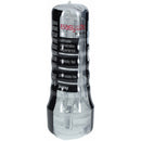 Easy Rider Flashlight Case Masturbator Transparent in clear casing for discreet pleasure.