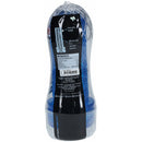 Easy Rider Clear Rounded Case Blue Masturbator with easy grip design and rippled area for real-feel insertion.