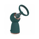 Pumped Enhance 13 Speed Vulva and Breast Pump Forest Green side view showing design and features.