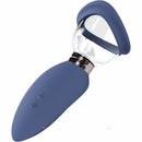Pumped Arousing Nipple & Breast Pump Blue with silicone seal and vacuum suction features.