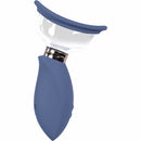 Pumped Arousing Nipple & Breast Pump Blue with a silicone seal and vacuum suction design.