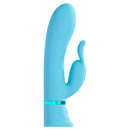 Loveline Tendre Rabbit Vibrator Blue showcasing dual-motor design for customizable stimulation.