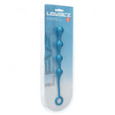 Levelz Waterdrop Silicone Anal Balls S 20mm Teal in packaging for anal play with smooth, tapered balls.