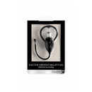 Urethral Sounding Vibrating Bullet Plug Black displayed in packaging for adult play.