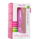 Shots Toys Silky Buttplug Big Pink packaged for anal stimulation, featuring a silky surface and suction cup base.