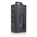 Saiz Clitoris Pump Basic With Squeeze Ball packaging showing suction pump and squeeze ball design.