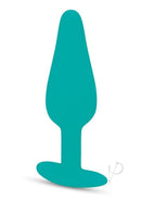 Bodywand 4Play Quiver Rechargeable Butt Plug Aqua - smooth, tapered design for anal exploration.
