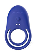 Bodywand 4Play Bonding Time Silicone Cock Ring Navy, a vibrating C-ring for enhanced intimacy.