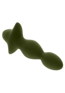 Selopa Rocket Plug Silicone Rechargeable Green flexible vibrating plug for confident anal play.