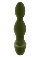 Selopa Rocket Plug Silicone Rechargeable Green, a flexible and smooth vibrating anal plug in green.
