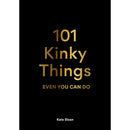 Cover of 101 Kinky Things Even You Can Do Hardcover Book by Kate Sloan, showcasing a playful guide to kink.