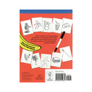 Draw A Dick On It A Naughty Drawing Game game back cover with doodles and objects for players to enhance.