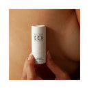 Bijoux Indiscrets Slow Sex Full Body Solid Perfume 0.28 Oz shown being applied to the skin.