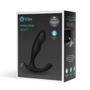 b-Vibe Rocker Rocking Weighted Prostate Plug Black packaging with product details and award logo.