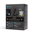 b-Vibe Rocker Rocking Weighted Prostate Plug Black packaging with size guide and travel bag.