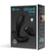 b-Vibe Expand Expanding and Vibrating Remote Control Plug Black packaging with features and remote control.