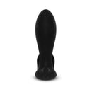 b-Vibe Expand Expanding and Vibrating Remote Control Plug Black, sleek black anal plug with an expanding shaft.