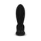 b-Vibe Expand Expanding and Vibrating Remote Control Plug Black, sleek black anal plug with an expanding shaft.