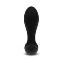 b-Vibe Expand Expanding and Vibrating Remote Control Plug Black displayed front view on a white background.