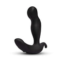 b-Vibe 360 Rotating and Vibrating Remote Control Plug Black displaying sleek body-safe silicone design