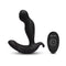 b-Vibe 360 Rotating and Vibrating Remote Control Plug Black with remote for enhanced stimulation.