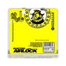 Oxballs Airlock Electro Air-lite Vented Chastity Clear Ice product packaging with features and branding.