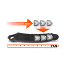 Oxballs Snake Deep-reacher Cocksheath Black Ice with adjustable-fit inserts and measurement, designed for enhanced performance.