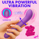 Bang G-Spot Flexible Rechargeable Silicone Vibrator Purple with tapered tip and ultra powerful vibration features.