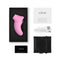 LELO SONA 2 Travel Pink Clitoral Massager packaging with accessories including warranty card and USB charger.