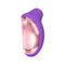 LELO SONA 2 Travel Purple Sonic Clitoral Massager in sleek design with purple and rose gold colors.