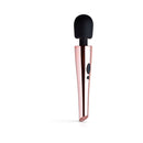 Rosy Gold Nouveau Wand Massager with flexible silicone head and powerful motor for versatile pleasure.