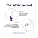 Instructional guide on using Rosy Gold Nouveau Ben Wa Balls for pleasure and pelvic floor strengthening.