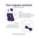 Instructions for using love balls, focusing on pelvic floor exercises and cleaning guidelines.