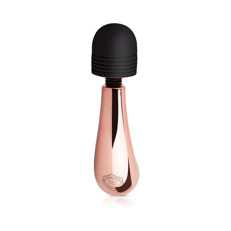 Rosy Gold Nouveau Mini Curve Massager for precise pleasure and relaxation in a compact design.
