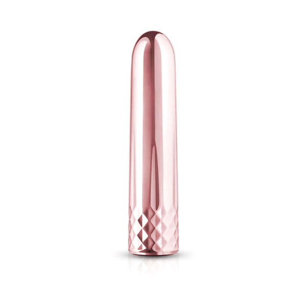 Rosy Gold Nouveau Mini Vibrator in a sleek design, perfect for discreet pleasure and elegant aesthetics.