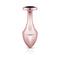 Rosy Gold Nouveau Butt Plug featuring luxurious aluminum design and black crystal accent.