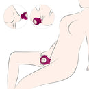 Honey Play Box Alvina Tongue Licking Vibrator Magenta in use for clitoral stimulation and pleasure.