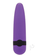 Bodywand Thunderbolt Rechargeable Mini Bullet Purple against a white background for focused pleasure and stimulation.