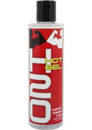 Elbow Grease H2O Water Based Warming Lubricant 8.5 Oz bottle with red design and label.