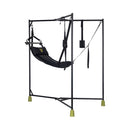 Fort Troff Hammock Hangar Sling Black freestanding sling frame for supported play and comfort.