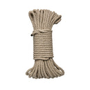 Merci Bind & Tie 6mm Hemp Bondage Rope 50 Foot Natural - strong and natural hemp rope for bondage and rigging.